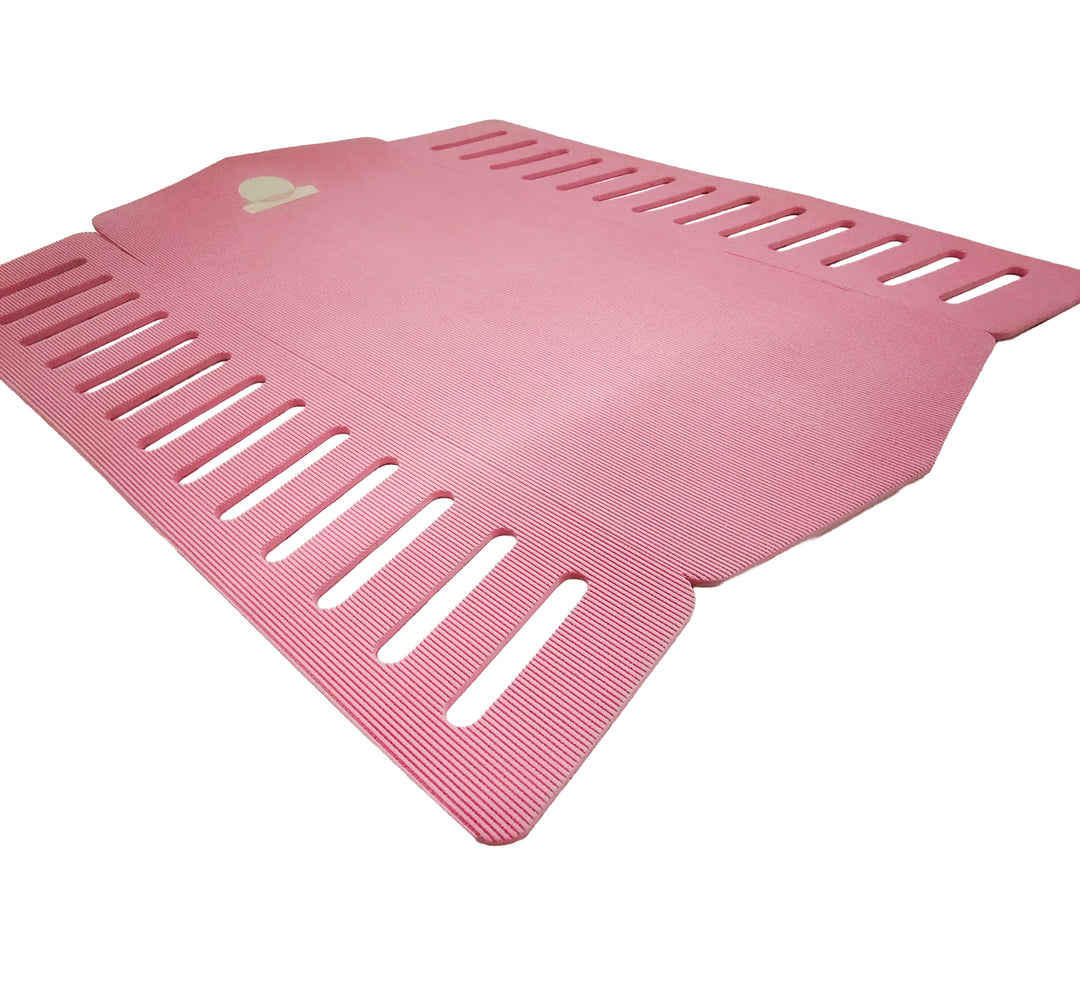 Summer vibes Session Front surfboard deck grip traction pad - Pink mint
