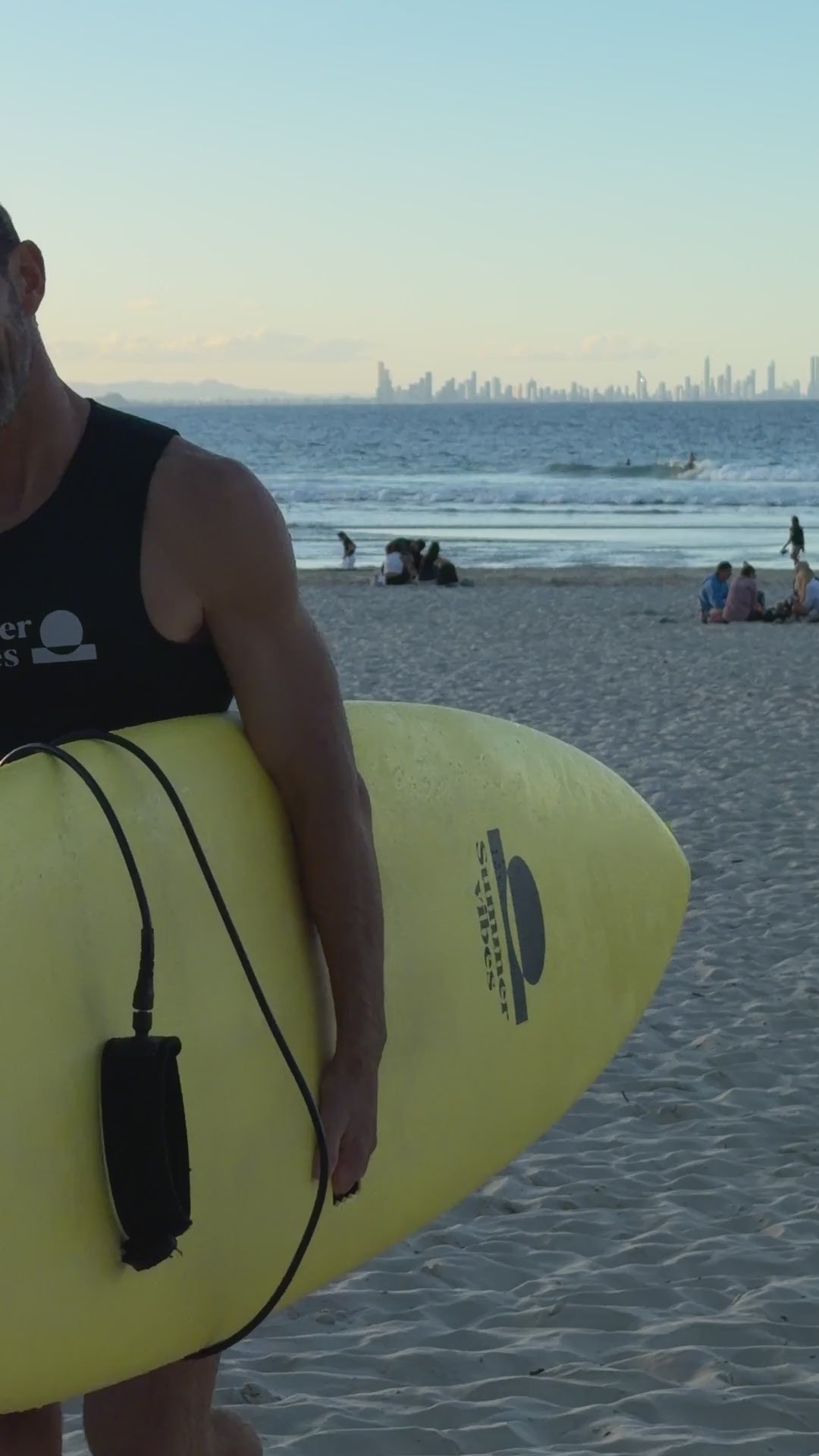 Summer vibes Hard Core Glider Softboard – Merlot / Tan