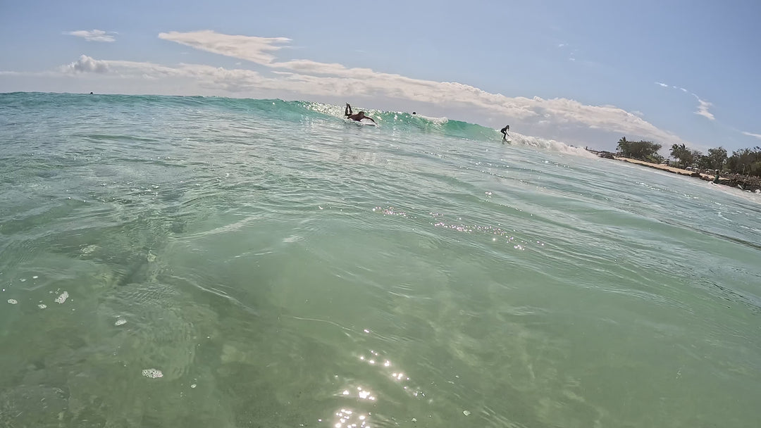 Summer vibes Performance Longboard Surfboard - 9'1 Thruster - Blue