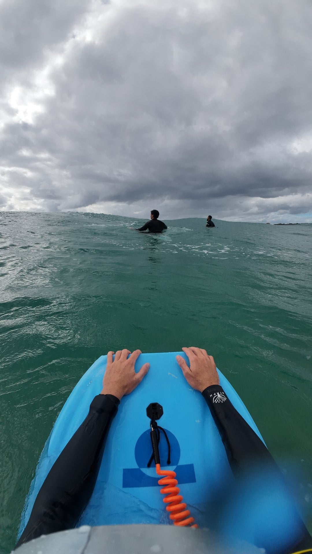 Paddling out on the Summer vibes ProPP boogie board