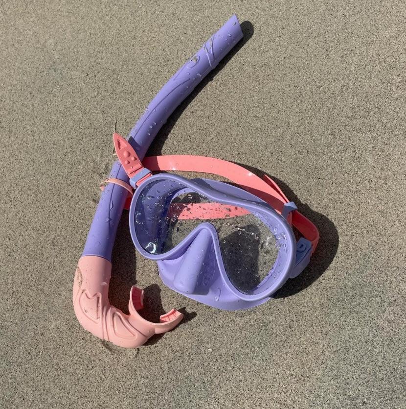 Seaside ave Mask & Snorkel Set - Purple Coral Candy Combo - Summer vibes