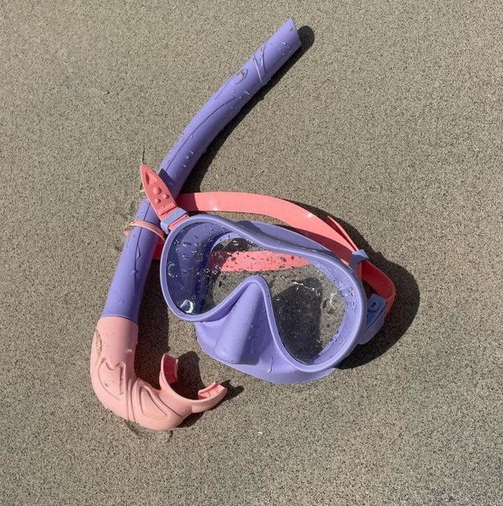 Seaside ave Mask & Snorkel Set - Purple Coral Candy Combo - Summer vibes