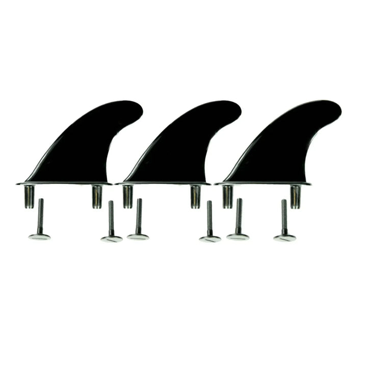 Softboard replacement bolt through surfboard fins with screw - set of 3 (thruster set)