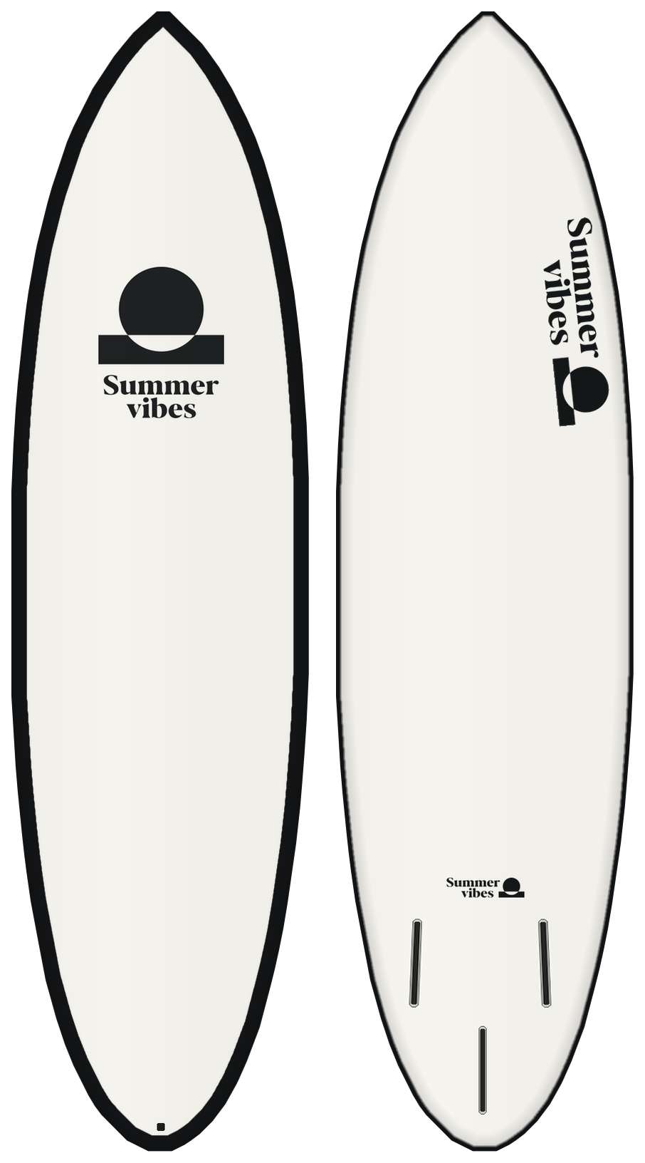 Summer vibes Hard Core Discus Softboard — BRS — product image