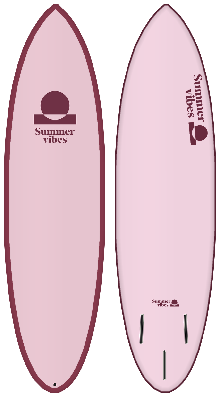 Summer vibes Hard Core Discus Softboard — PKP — product image
