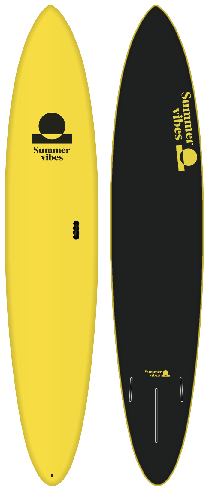 Summer vibes Hard Core Glider Softboard — YLB — product image