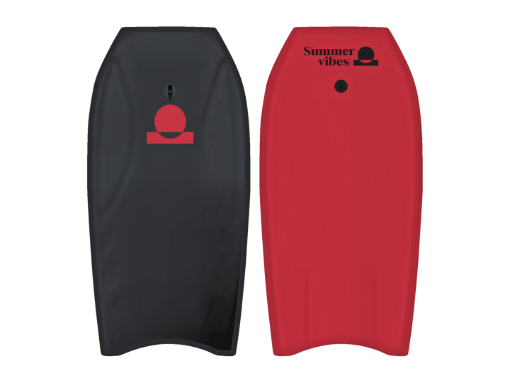 Summer vibes ProPP Boogie Board 42" – Black / Red, deck and bottom