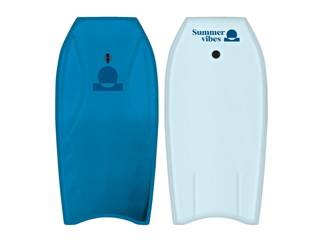 Summer vibes Premium ProPP Boogie Board 42" – Blue / Black on white