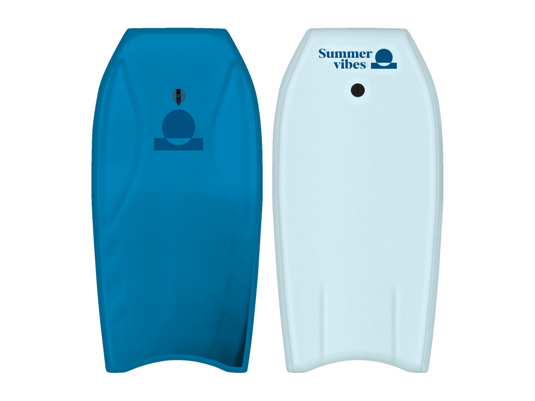 Summer vibes ProPP Boogie Board 42" – Blue / Black, deck and bottom