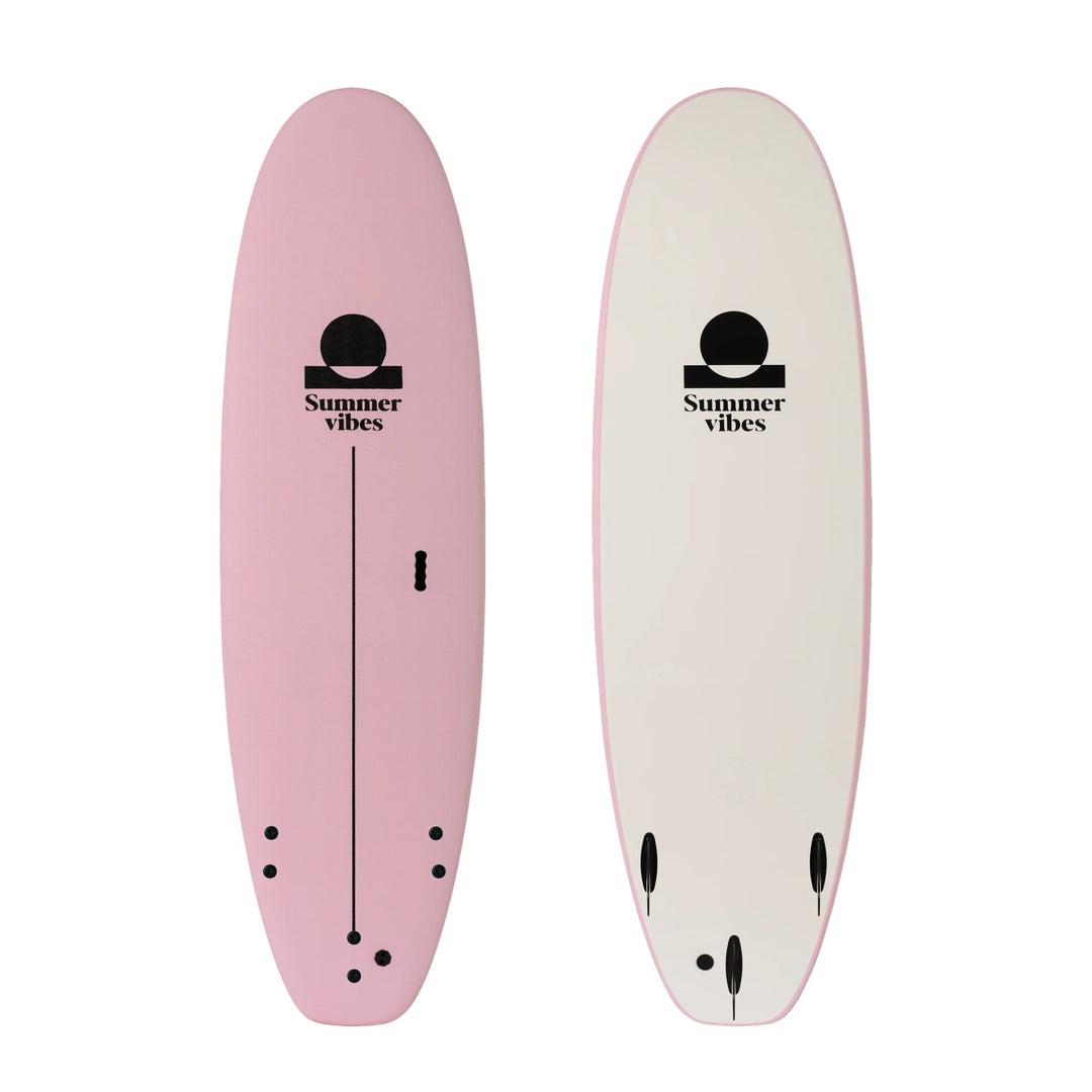 Summer vibes Wider Rider Softboard on white