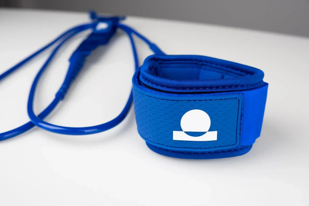 Summer vibes Session 9ft Longboard Surfboard Ankle Leash Leg rope - Blue - Summer vibes