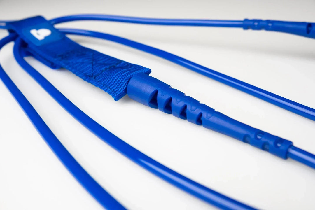 Summer vibes Session 9ft Longboard Surfboard Ankle Leash Leg rope - Blue - Summer vibes