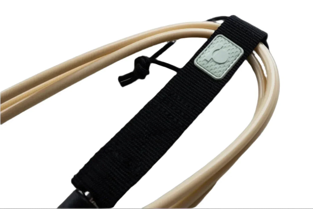 Summer vibes Session 9ft Longboard Surfboard Ankle Leash Leg rope - Mint Tan - Summer vibes