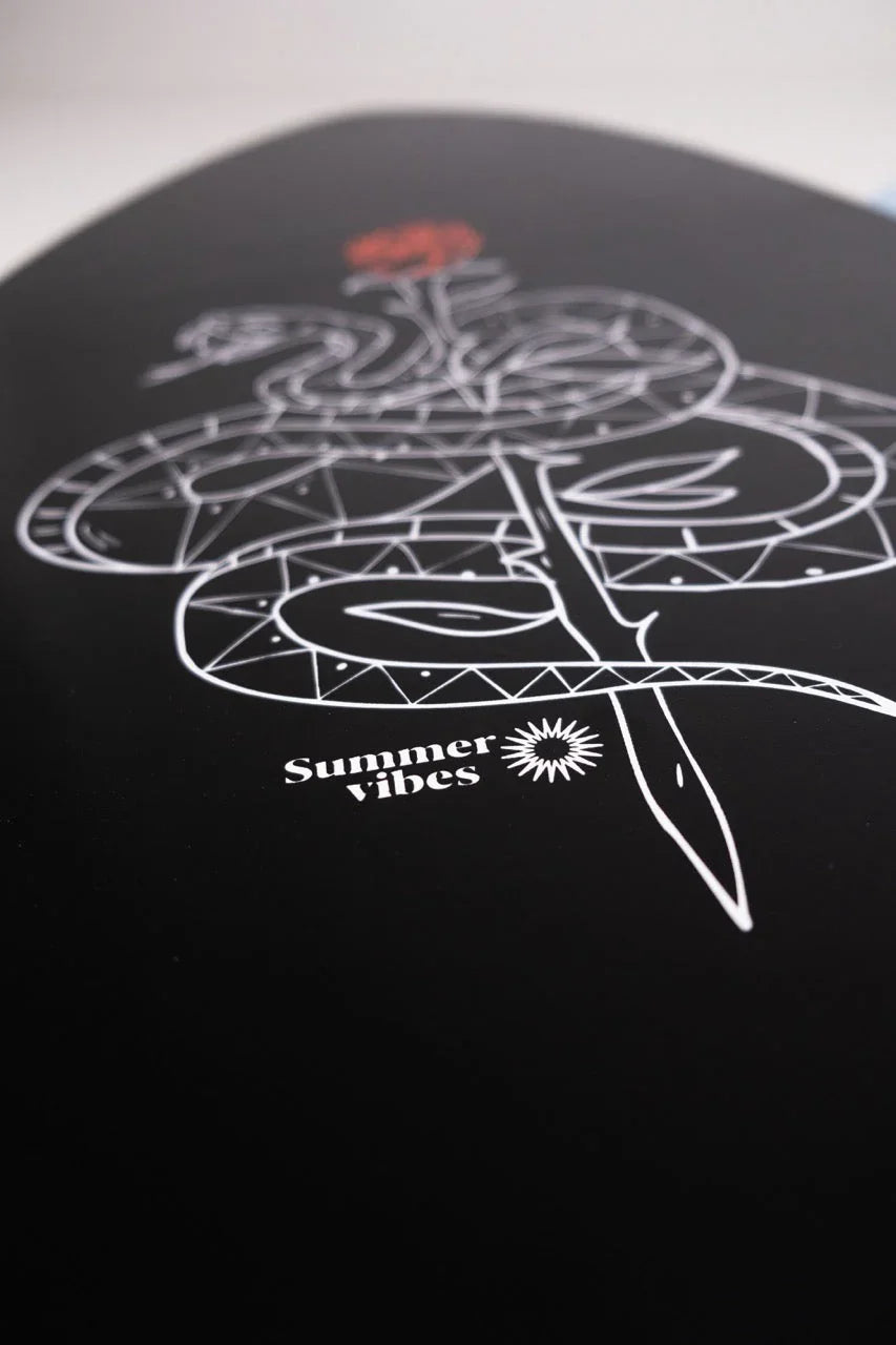 Summer vibes Sessions Skimboard - Black - Summer vibes
