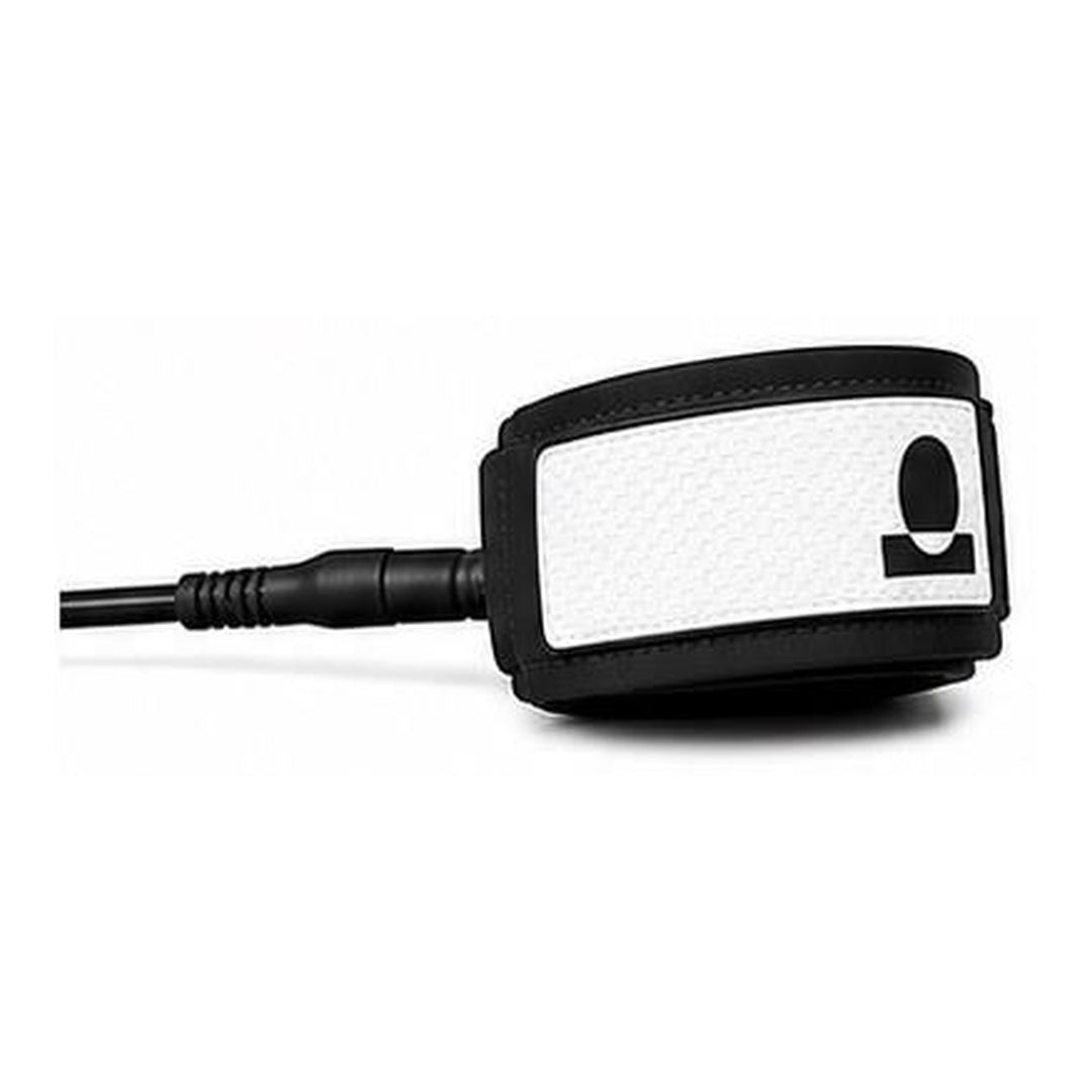 Summer vibes surfboard leash black with white panel
