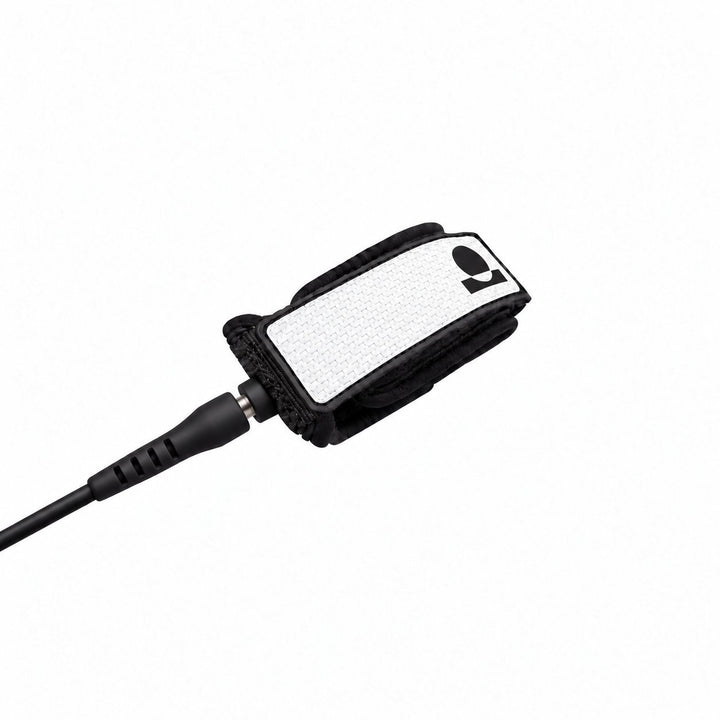 Summer vibes surfboard leash black with white panel