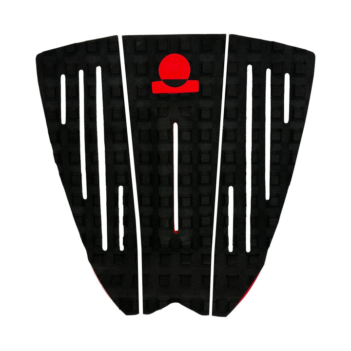 Summer vibes grom 3-piece tail pad, red
