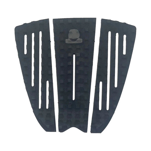 Summer vibes 3-Piece Surfboard Tail Pad / Deck Grip / Traction – Black