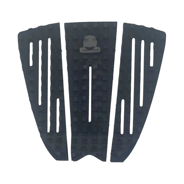 Summer vibes 3-piece surfboard tail pad, black