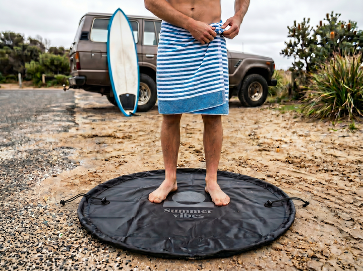 Summer vibes Wetsuit Change Mat Beach Wet Dry Bag
