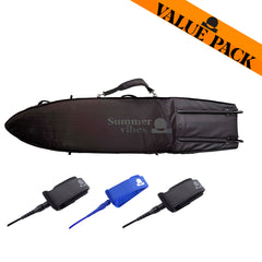 Wheely Board Cover Mega Travel Value Pack - up to 3x FREE Leashes & 3 FREE Wax